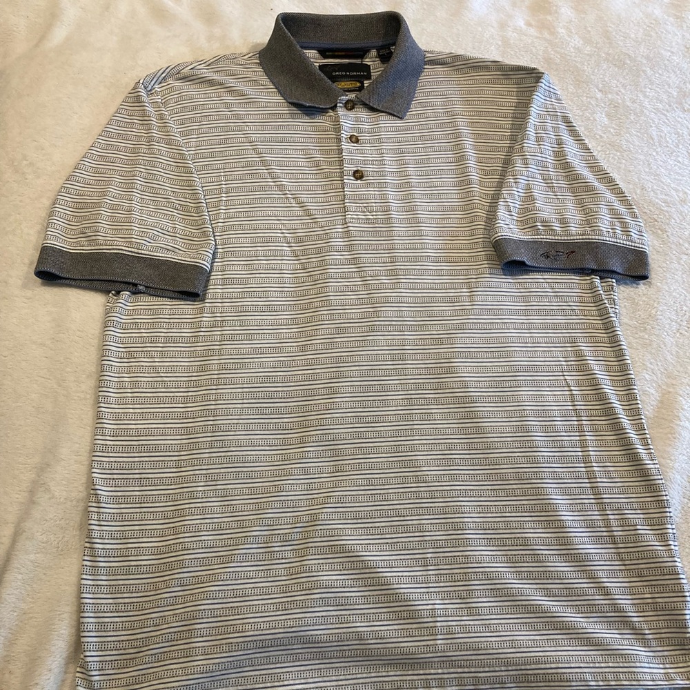 Greg Norman  men’s play dry golf polo shirt L